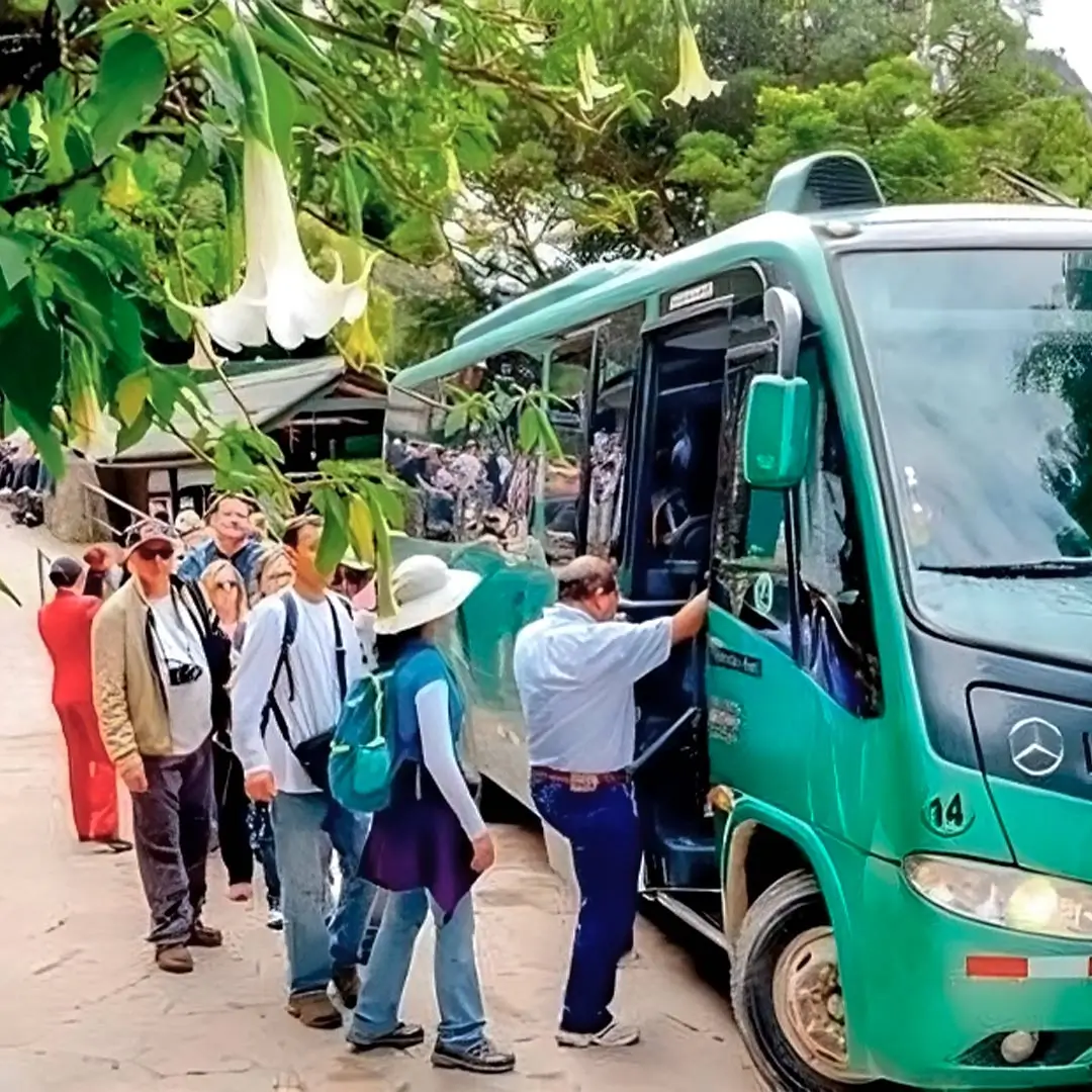 Bus to Machu Picchu - Boarding Area