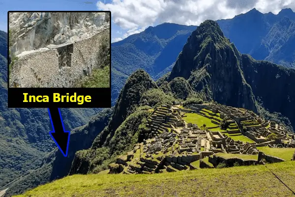 Bilhete de entrada para Machu Picchu Circuito 1D Ponte Inca