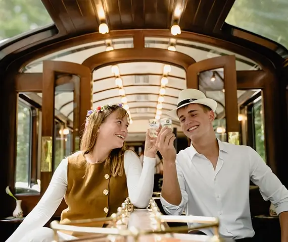 Experiência de Pisco no Trem do Observatório Vistadome